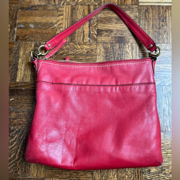 Coach Poppy Perri Hippie Rose Leather Crossbody Hobo Bag #22421 - Picture 12 of 12